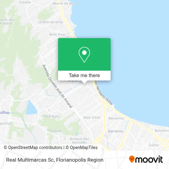 Real Multimarcas Sc map