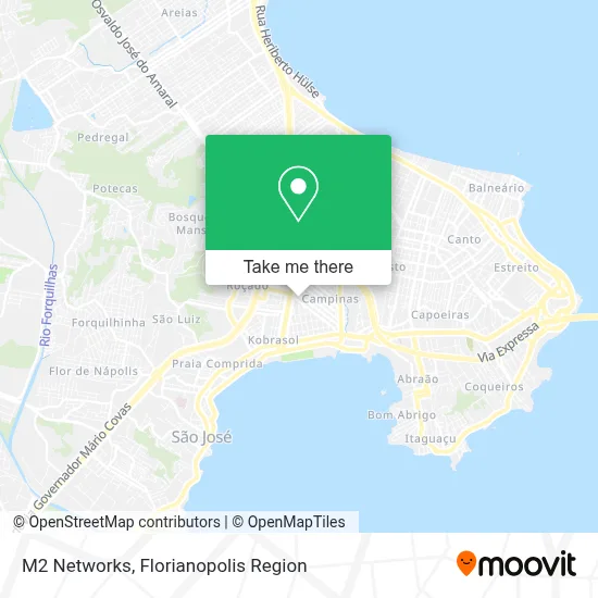 M2 Networks map