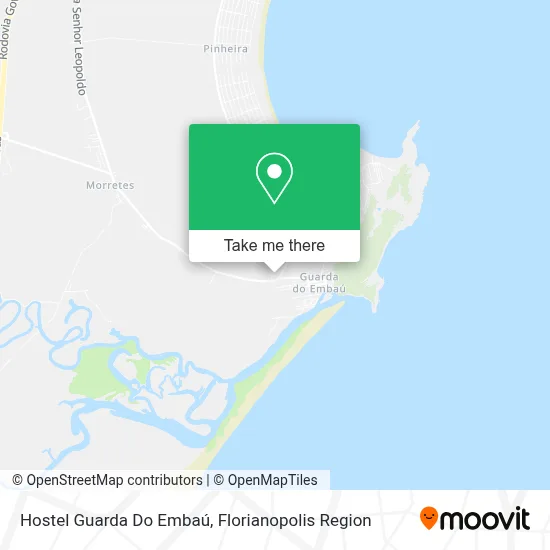 Hostel Guarda Do Embaú map