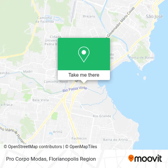 Pro Corpo Modas map