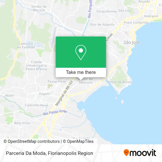 Parceria Da Moda map