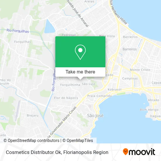 Cosmetics Distributor Ok map