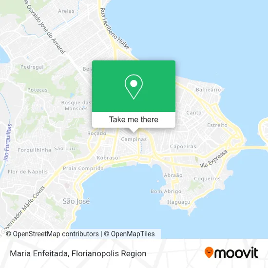 Maria Enfeitada map