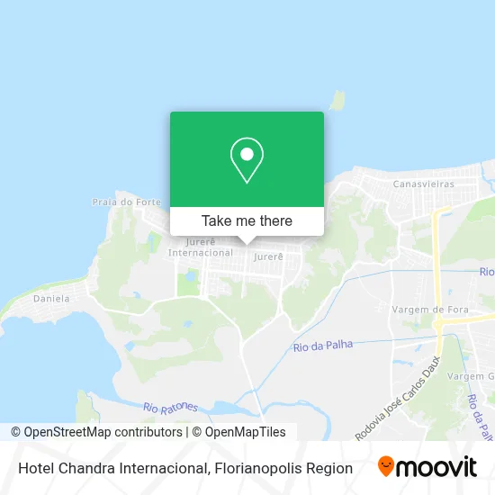 Hotel Chandra Internacional map