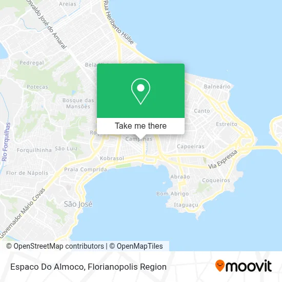 Espaco Do Almoco map
