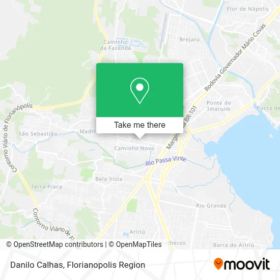 Danilo Calhas map