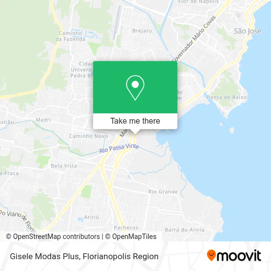 Gisele Modas Plus map