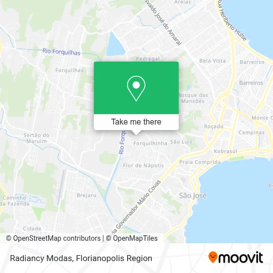 Radiancy Modas map