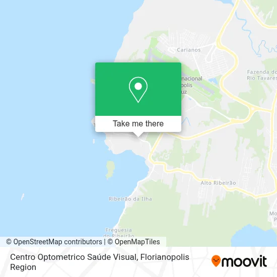 Centro Optometrico Saúde Visual map