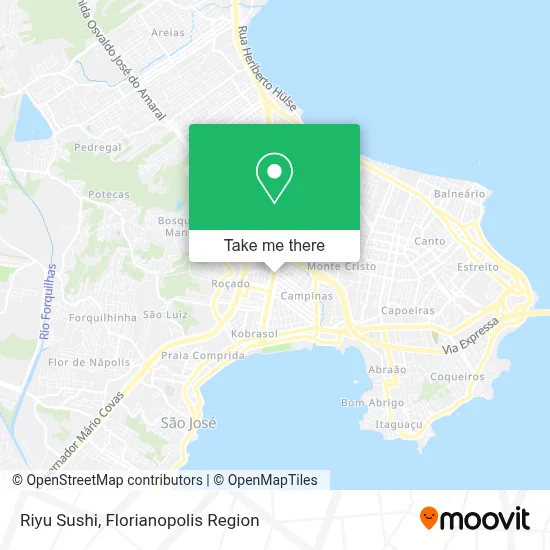 Riyu Sushi map