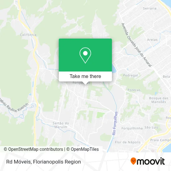 Rd Móveis map