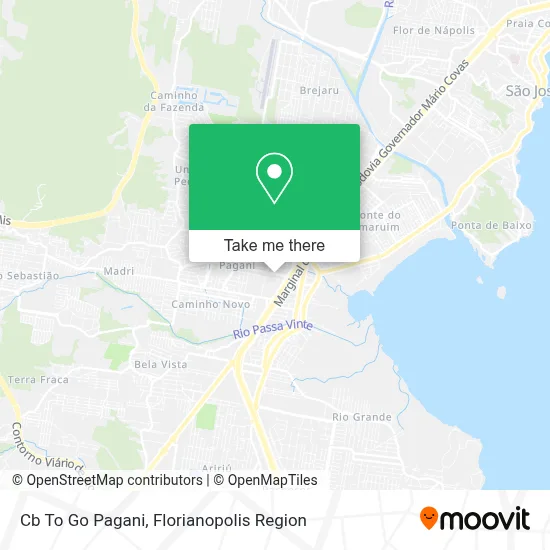 Cb To Go Pagani map