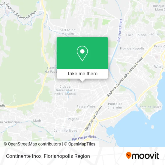 Continente Inox map