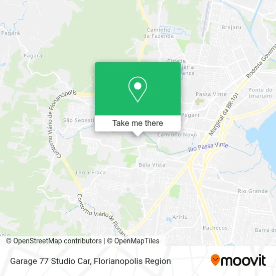 Garage 77 Studio Car map