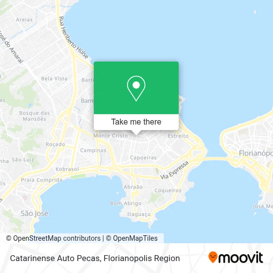 Catarinense Auto Pecas map