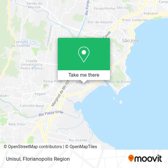 Unisul map