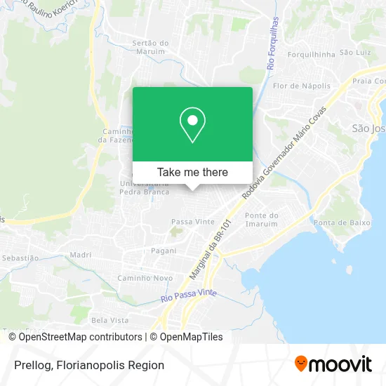 Prellog map
