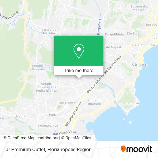 Jr Premium Outlet map