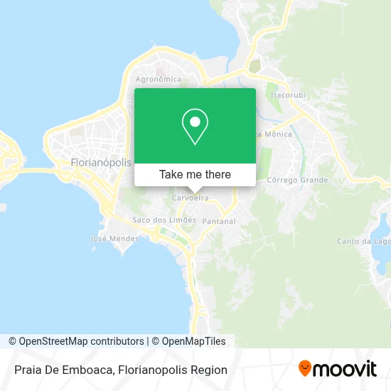 Praia De Emboaca map
