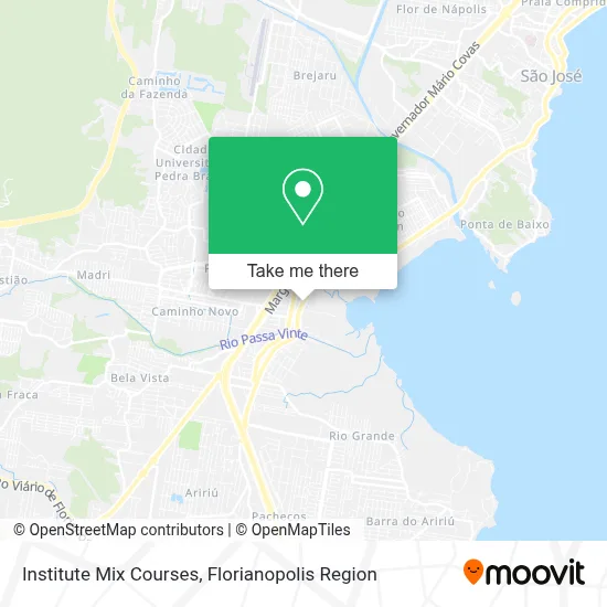 Institute Mix Courses map