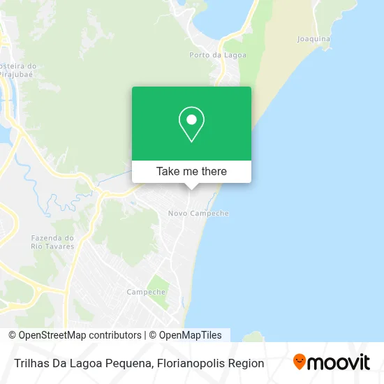 Trilhas Da Lagoa Pequena map