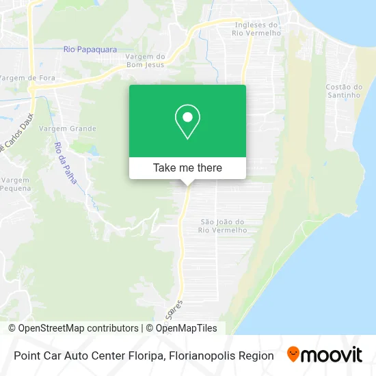 Point Car Auto Center Floripa map