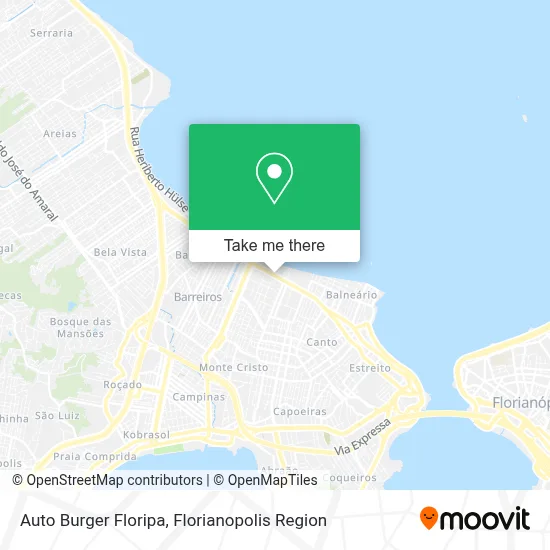 Auto Burger Floripa map