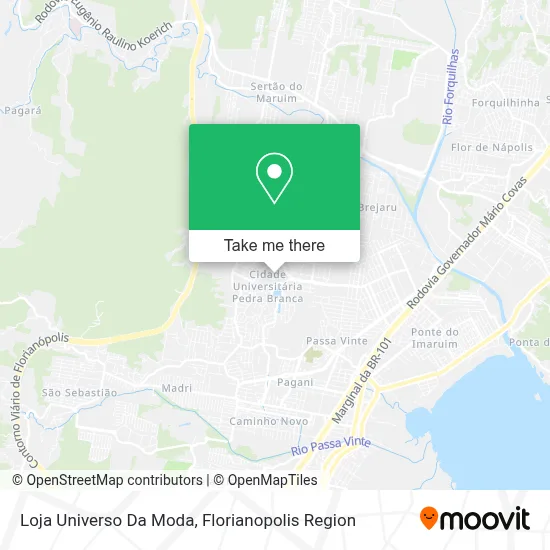 Loja Universo Da Moda map