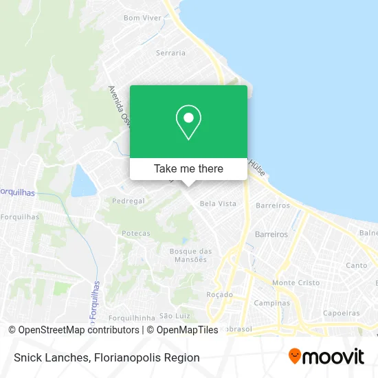 Snick Lanches map