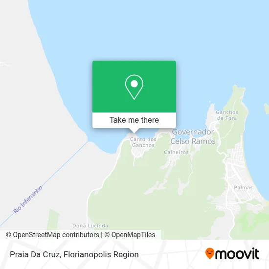 Praia Da Cruz map