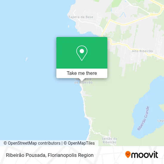 Ribeirão Pousada map