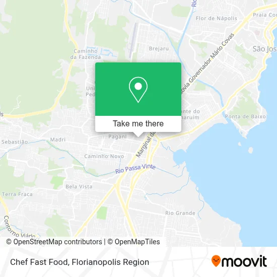 Chef Fast Food map