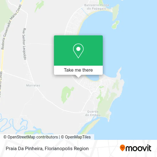 Praia Da Pinheira map