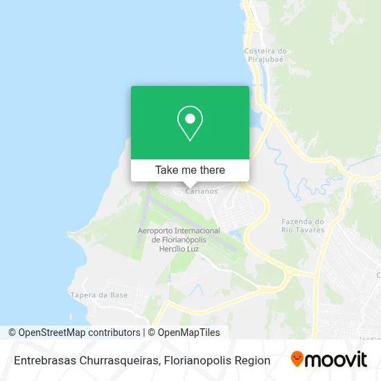 Entrebrasas Churrasqueiras map