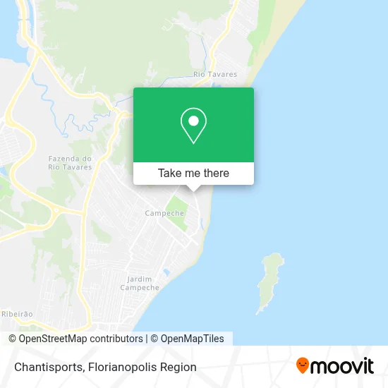 Chantisports map