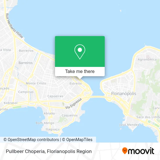 Pullbeer Choperia map