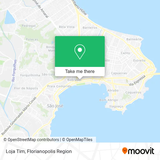 Loja Tim map