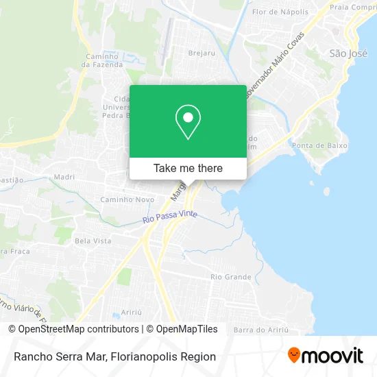 Rancho Serra Mar map