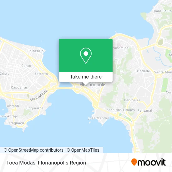 Toca Modas map