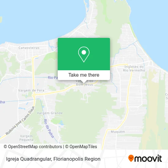 Igreja Quadrangular map