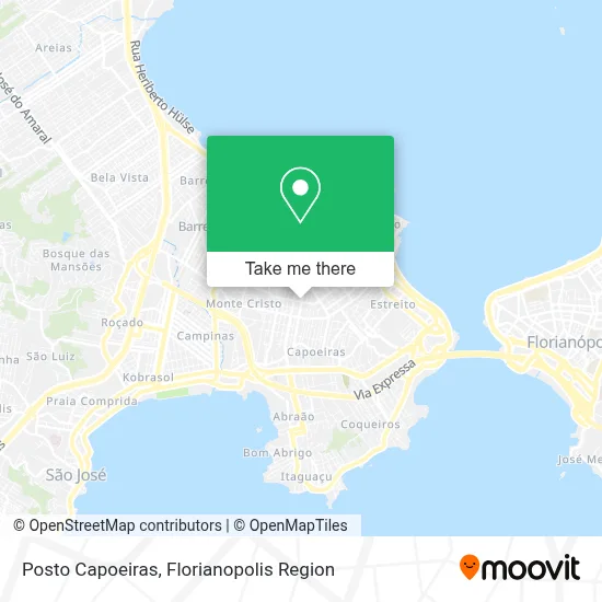 Posto Capoeiras map