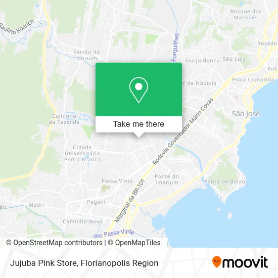 Jujuba Pink Store map