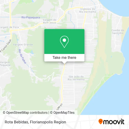 Rota Bebidas map