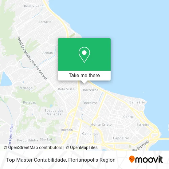 Top Master Contabilidade map