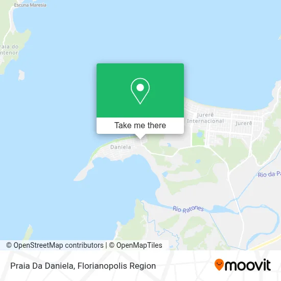 Praia Da Daniela map