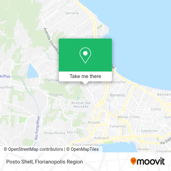 Posto Shell map