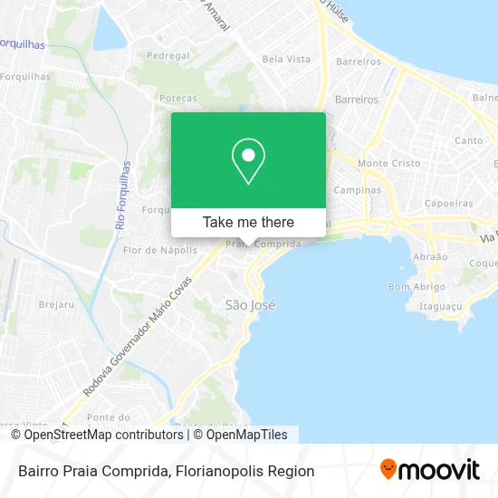 Bairro Praia Comprida map