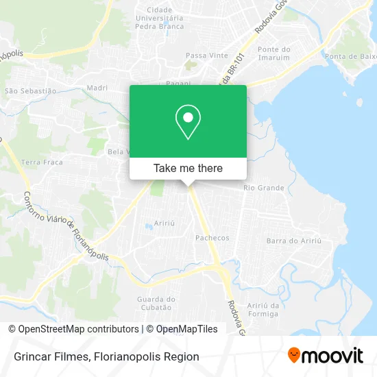 Grincar Filmes map