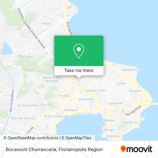 Bocasso's Churrascaria map