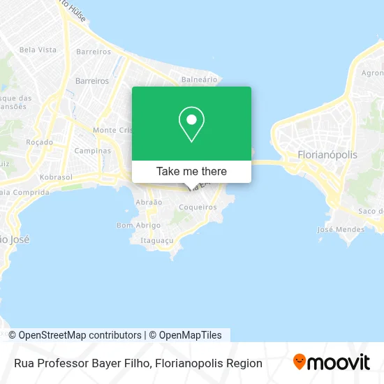 Rua Professor Bayer Filho map